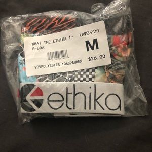 Ethika sports bra “what is ethika 1” brand new